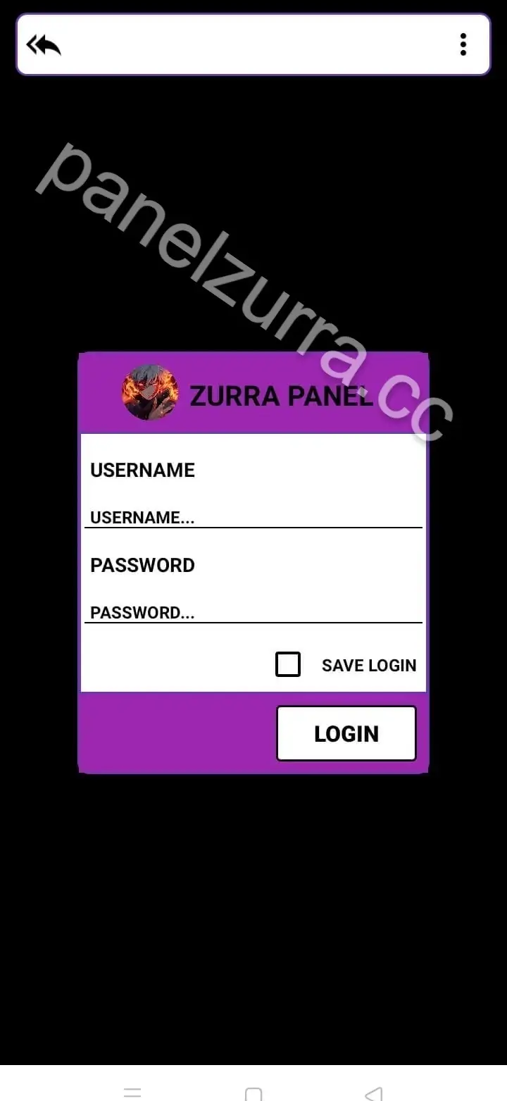 Screenshot of Panel Zurra Modded Free Fire Apks